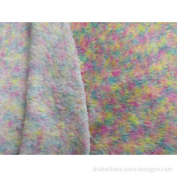 100% Polyester Malange Sherpa Fleece Knitting Fabric